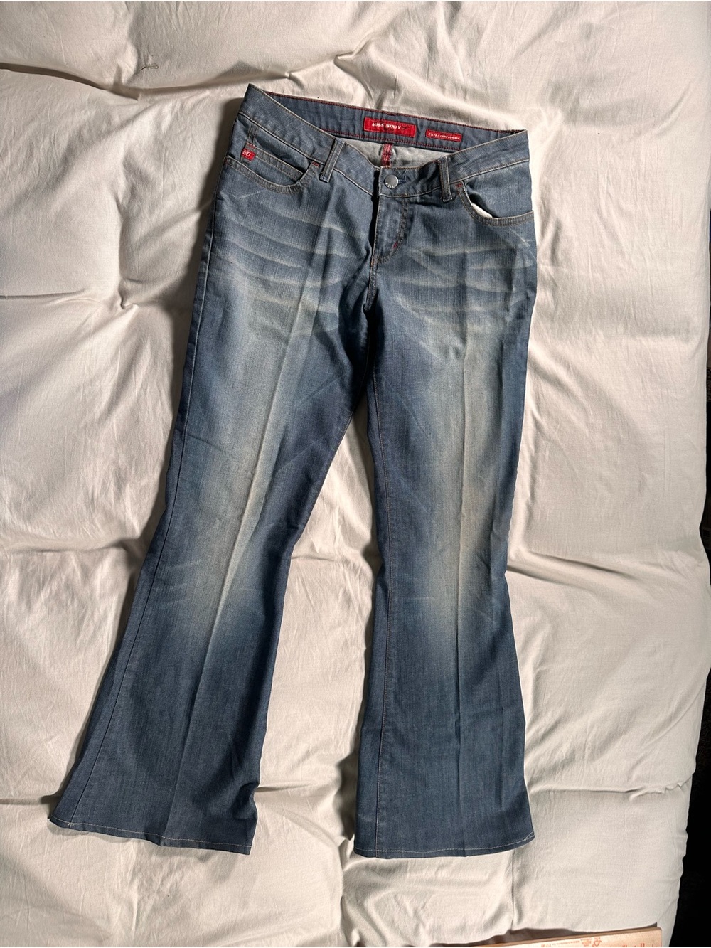 Miss Sixty Extra Low Tommy Flare Vintage Y2K Denim 30 Fit 31x28 Grunge Retro 90s